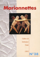 Cahiers de littérature orale, n° 38, 1995