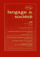 Langage et société, n° 68/juin 1994