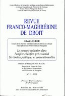 Revue Franco-Maghrébrine de droit, n° 11/2003