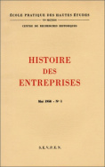 Histoire des entreprises 1958-1963