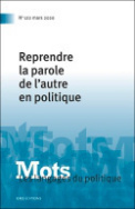 Mots. Les langages du politique, n° 122/2020