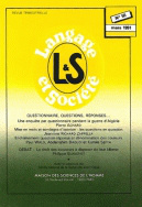 Langage et société, n° 55/mars 1991