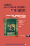 Archives de sciences sociales des religions, n° 183/2018