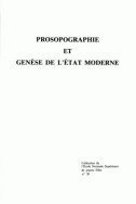 Prosopographie et genèse de l'État moderne