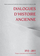 Dialogues d'histoire ancienne, n° 37-2/2011