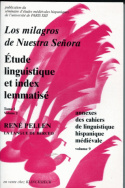 Cahiers de linguistique hispanique médiévale, annexe 9