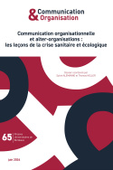 Communication organisationnelle et alter-organisations : les leçons de la crise sanitaire et écologique