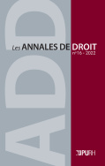 Les Annales de droit, n° 16/2022