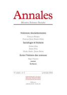 Annales. Histoire, Sciences Sociales, 71e année, n° 2/2016