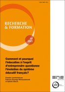 Recherche et formation, n° 97/2021