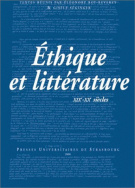 Éthique et littérature,19e-20e siècles