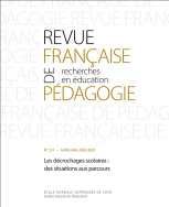 Revue française de pédagogie, n° 211/2021