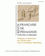 Revue française de pédagogie, n° 159/2007