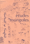 Etudes mongoles, n° 2/1971