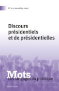 Mots. Les langages du politique, n° 112/2016