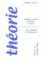 Philippe Jaccottet traducteur et poète