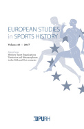 European Studies in Sports History, Volume 10/2017