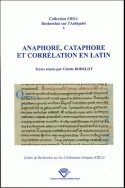 Anaphore, cataphore et corrélation en latin