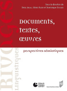 Documents, textes, œuvres