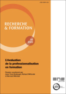 Recherche et formation, n° 93/2020