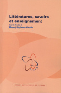 Littératures, savoirs et enseignement