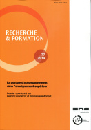 Recherche et formation, n° 77/2014