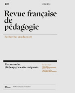 Revue française de pédagogie, n°221/2023-4