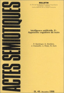 Actes sémiotiques, bulletin, n° 40/décembre 1986