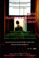 Revue Franco-Maghrébrine de droit, n° 13/2005