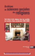 Archives de sciences sociales des religions, n° 199/2022