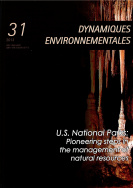 Dynamiques environnementales, n° 31/2013