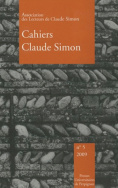 Cahiers Claude Simon, n° 5/2009