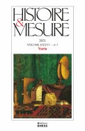 Histoire & Mesure, volume XXXVI, n° 1/2021