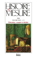 Histoire & Mesure, volume XXIX, n° 1/2014