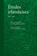 Études irlandaises, n° 44-1/2019