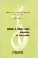 Cahiers du Centre de recherches sur l'évolution de la vie rurale, n°01/1971