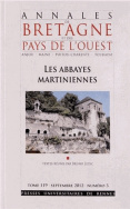 Annales de Bretagne et des pays de l'Ouest, Tome 119, n° 3/septembre 2012