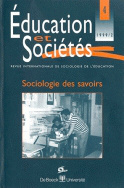 Éducation et Sociétés, n° 4/1999