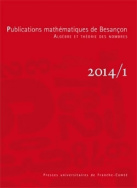 Publications mathématiques de Besançon, 2014/1