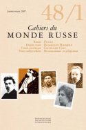 Cahiers du Monde russe, n° 48, 1/janvier-mars 2007