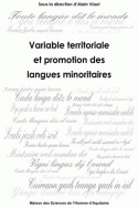 Variable territoriale et promotion des langues minoritaires