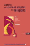 Archives de sciences sociales des religions, n° 158/2012