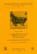 La formation des enfants orphelins à Valence (XV<sup>e</sup>-XVII<sup>e</sup> siècles)