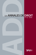 Les Annales de droit, n° 12/2018