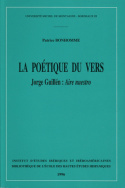 La poétique du vers