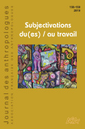 Journal des anthropologues, n° 158-159/2019