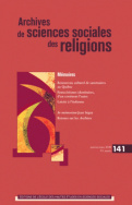 Archives de sciences sociales des religions, n° 141/2008