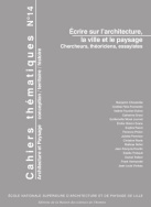 Cahiers thématiques, n° 14/2015