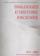 Dialogues d'histoire ancienne, n° 31-1/2005