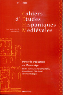 Cahiers d'études hispaniques médiévales, n° 41/2018